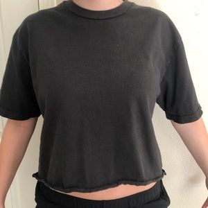 Brandy Melville black crop top